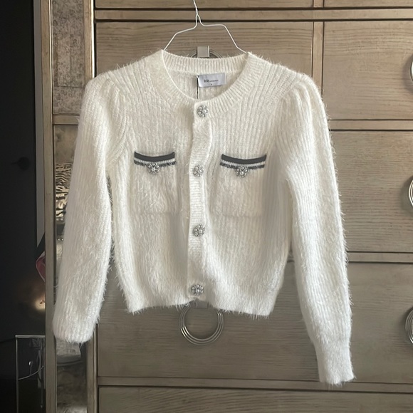 Off white cardigan, size M; new - Picture 2 of 7